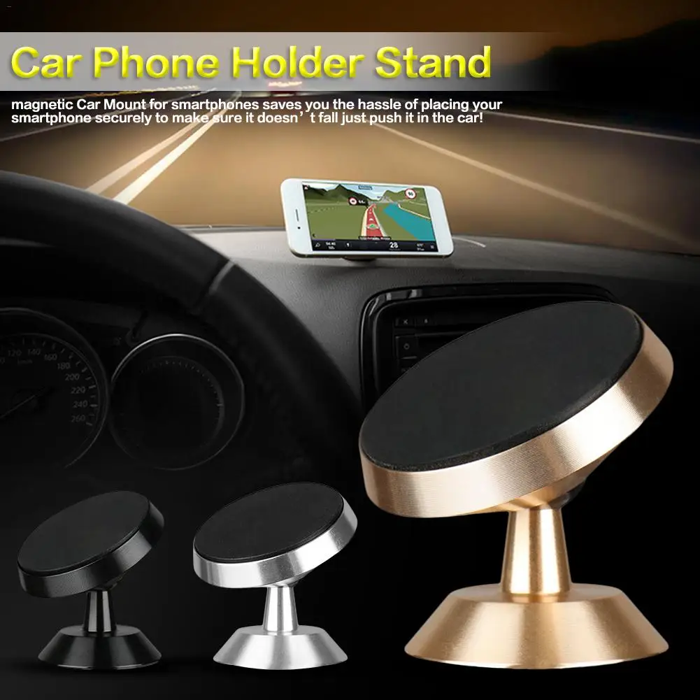 Универсальный автомобильный магнитный держатель для мобильного телефона на 360 градусов, автомобильная магнитная навигационная Многофункциональная подставка для мобильного телефона
