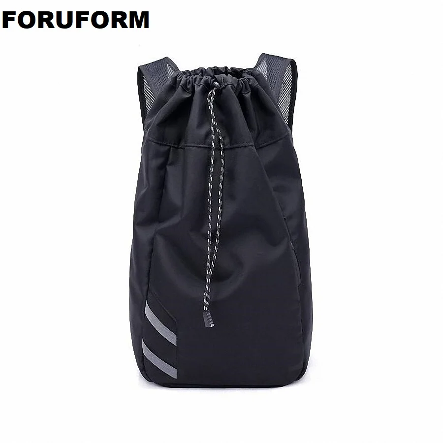 

Drawstring Bag Sports Waterproof Nylon Backpack Backetball Pocket Casual String Knapsack for Women Men Mochila Saco BackpacK