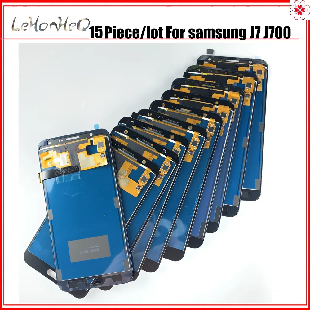 15 Piece/lot LCD For Samsung Galaxy J7 2015 J700 J700M J700H J700T Display Touch Screen Digitizer Assembly | Мобильные телефоны и