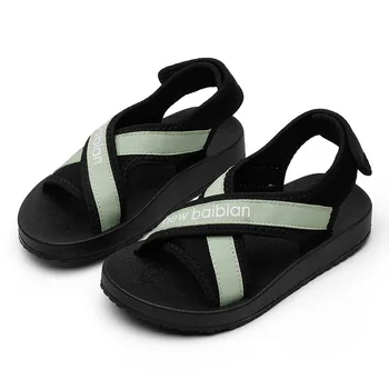 

Girls Sandals 2020 Summer New Korean Fashion Simple Soft Bottom Children Beach Shoes Boys Wear-resistant Sports Shoes Sandals