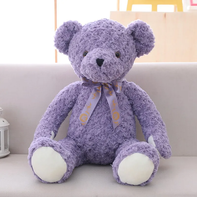 Blue 40 см 60 см медведь мультфильм животных плюшевые медведи детские подарки куклы детские игрушки - Цвет: Blue
