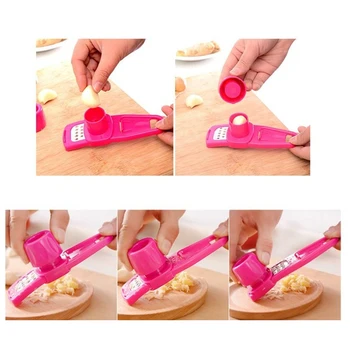 

Candy Color Kitchen Accessories Plastic Ginger Garlic Grinding Tool Magic Silicone Peeler Slicer Cutter Grater Planer