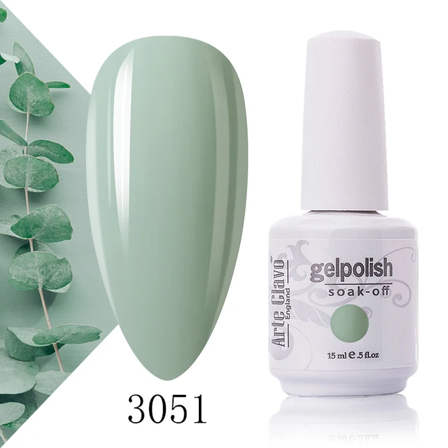 Arte Clavo 131 Colors Gel Polish Nail Gel Varnish Paint Semi Permanent Nails Art Gel Nail Polish For Manicure Top Coat Base Coat 3051