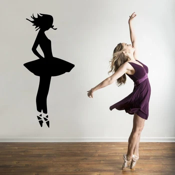 

Pretty Dancing Self Adhesive Vinyl Waterproof Wall Art Decal For Kids Room Living Room Home Decor Mural Poster