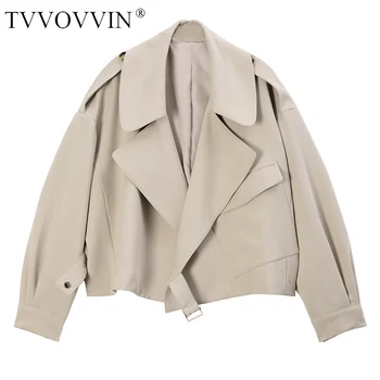 

Loose Loose Fit Camel Brief Split Joint Big Size Short Jacket New Lapel Long Sleeve Women Coat Fashion Tide Spring 2020 1S198Q