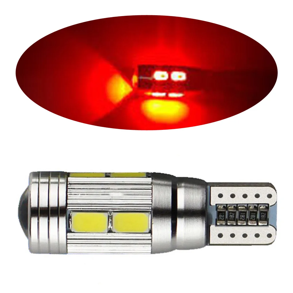 1 шт низкая Мощность Canbus 10 SMD 5630 светодиодный автомобильный Светильник лампы T10 W5w
