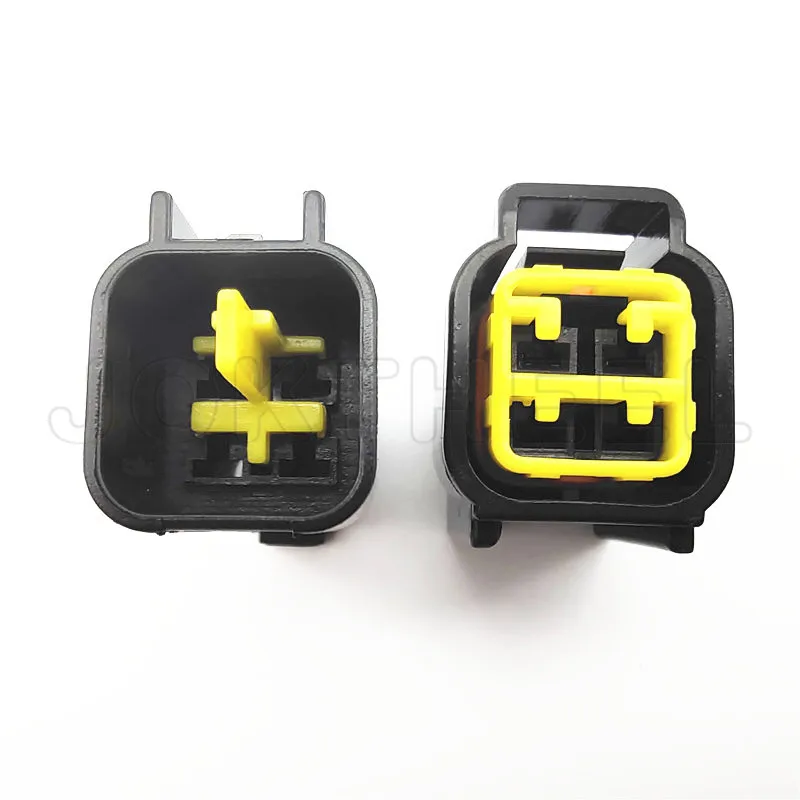 1/5/10/20 Set FW-C-4M-B FW-C-4F-B Hitam Furukawa 4 Pin Cara Pria Wanita  Listrik Throttle Kecepatan peraturan Beralih Auto Konektor