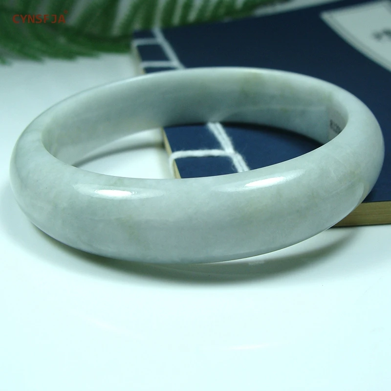 CYNSFJA Real Certified Natural A Burmese Emerald Jadeite Women's Lucky