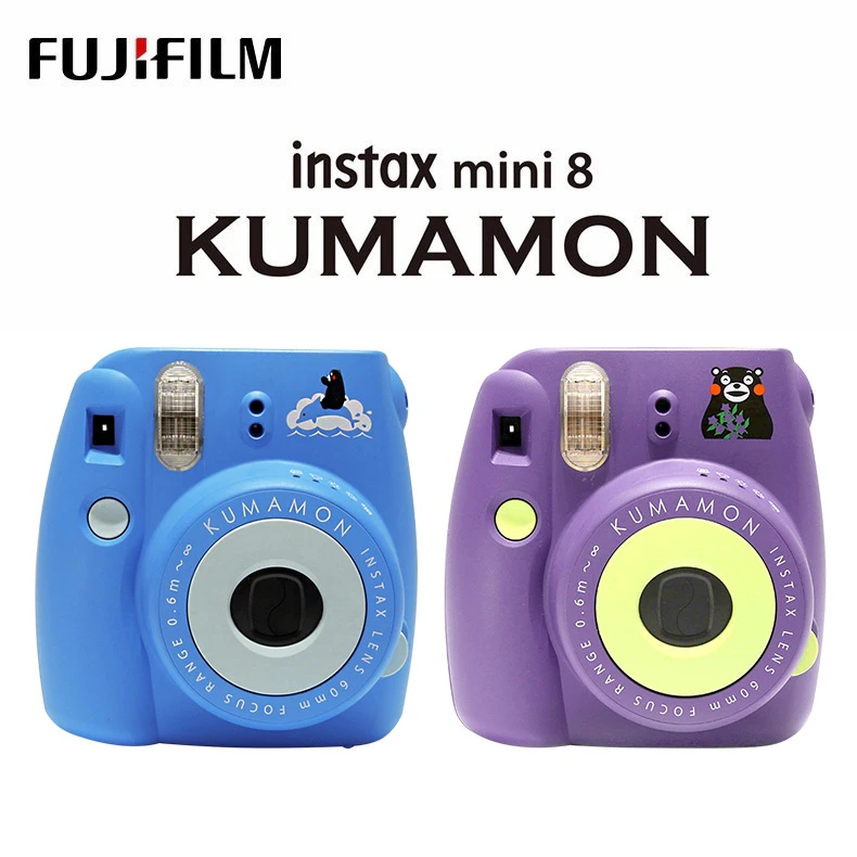 Оригинальная фотокамера Kumamon Fuji Fujifilm Instax Mini 8 мгновенная печать Обычная