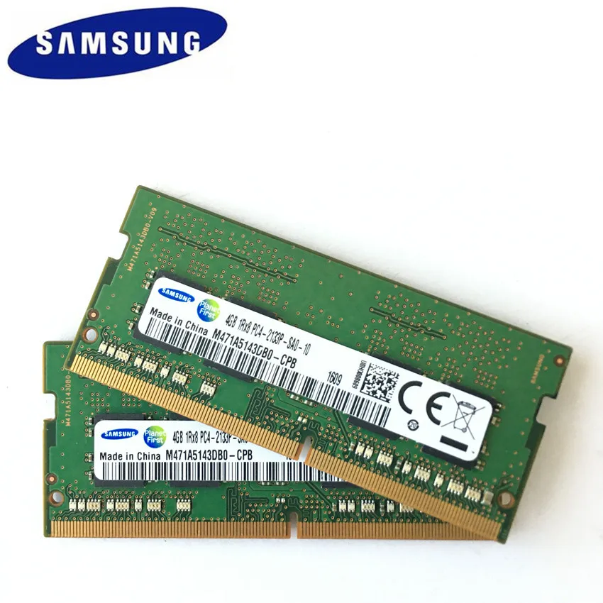 Samsung ноутбук DDR4 8 Гб(2 шт x4гб) PC4 2133P DIMM ноутбук память 4 Гб DDR4 2133 МГц ноутбук память ноутбук ram