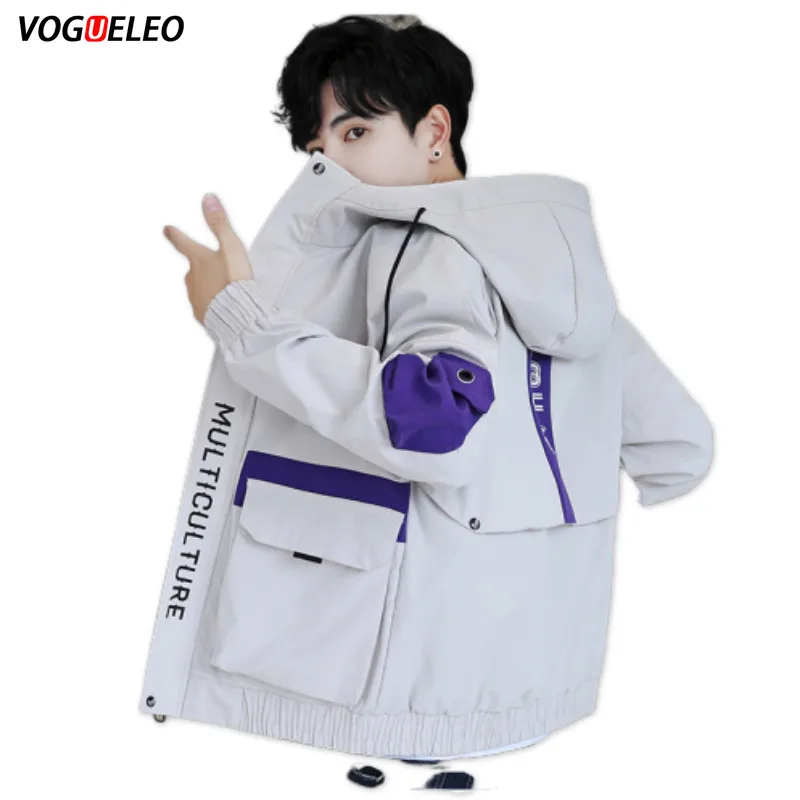 

VOGUELEO Fashion Jacket Young Trend Outerwear Thick Pullover 2019 New Arrival Harajuku Streetwear Hip Hop Plus Size Coats 5XL