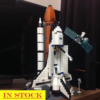 

In Stock 16014 1230Pcs Space Shuttle Expedition Model Building Kits Set Blocks Bricks Compatible Children Toys 10231 10213 83014