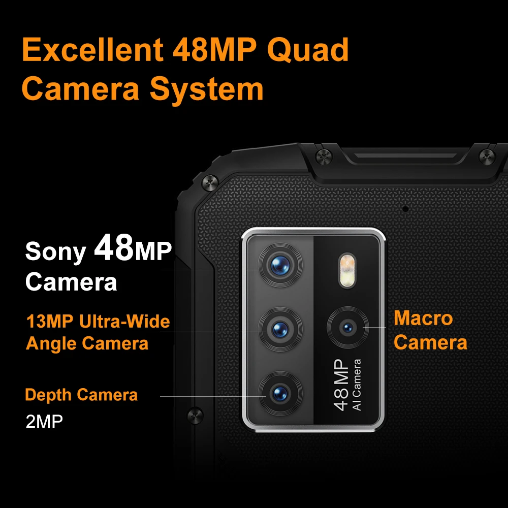Global Version OUKITEL WP10 NFC Rugged 5G Smartphones android 10 8GB 128GB 8000mAh Mobile Phones 48MP shockproof Cell Phone