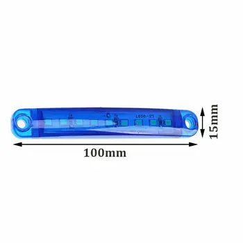 

9-LED Lights Lights Bus 40PCS 40Pcs Sealed Indicator Side Lamps Marker