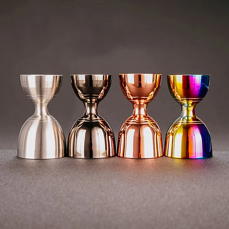 Bar Bell Jigger Cocktail Jigger, Stainless Steel Commercial 2oz. / 1oz