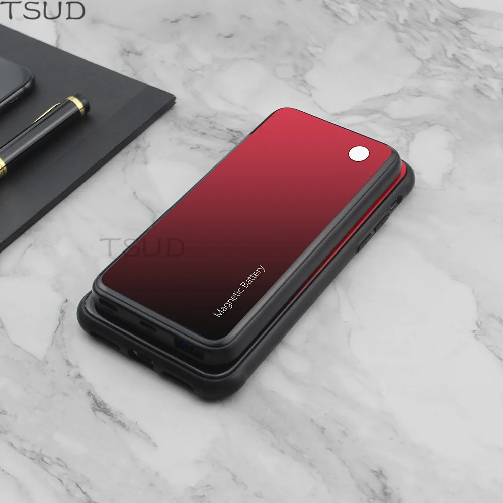 5000 мАч Высокая емкость зарядное устройство чехол для iphone x xr xs max внешний портативный magnetice Беспроводная зарядка для iphone x xr xs max