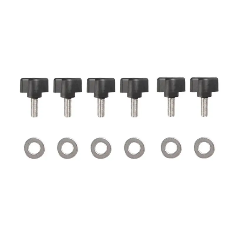 

6Pcs Hardtop Quick Removal Bolts Thumb Screws For Jeep Wrangler 1995-2019 YJ JK
