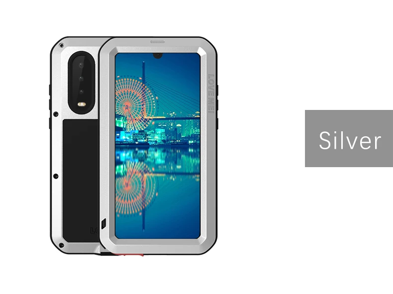 huawei snorkeling case LOVE MEI Metal Waterproof Phone Case For Huawei P30/P30 Pro/P30 Lite/Nova 4e Shockproof Cover Aluminum Protection& Gorilla Glass pu case for huawei