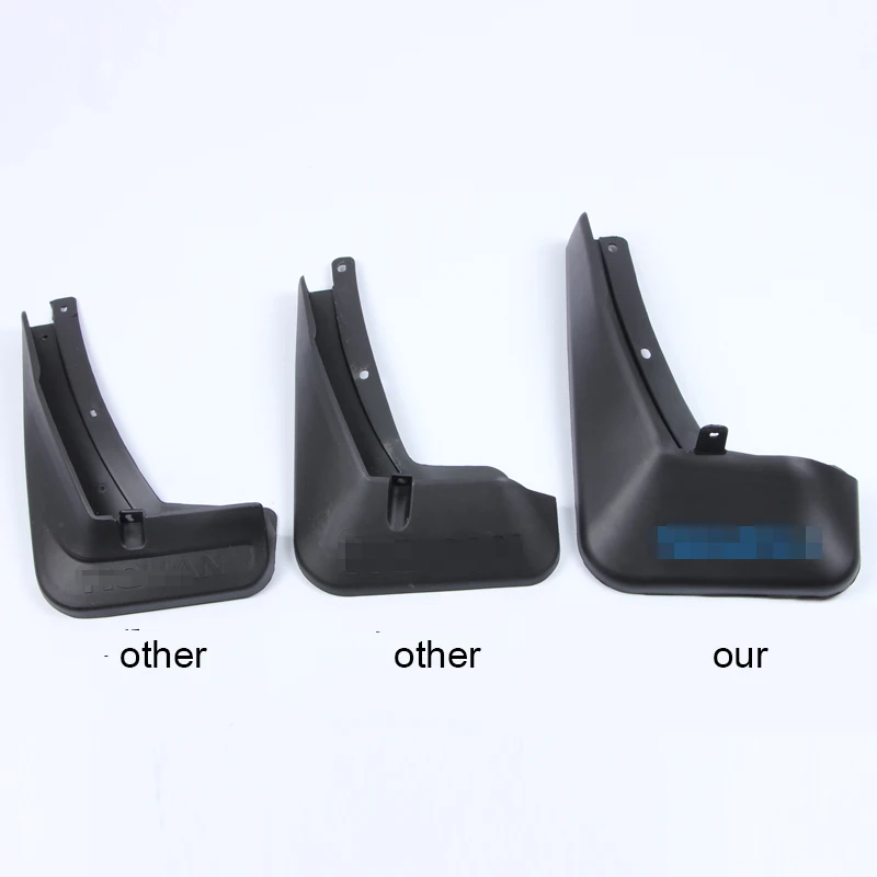 For Tiguan Second Generation 4pcs Car Fender Flares Front Rear Splash Guards Mud Flaps Mudguards Car accessories