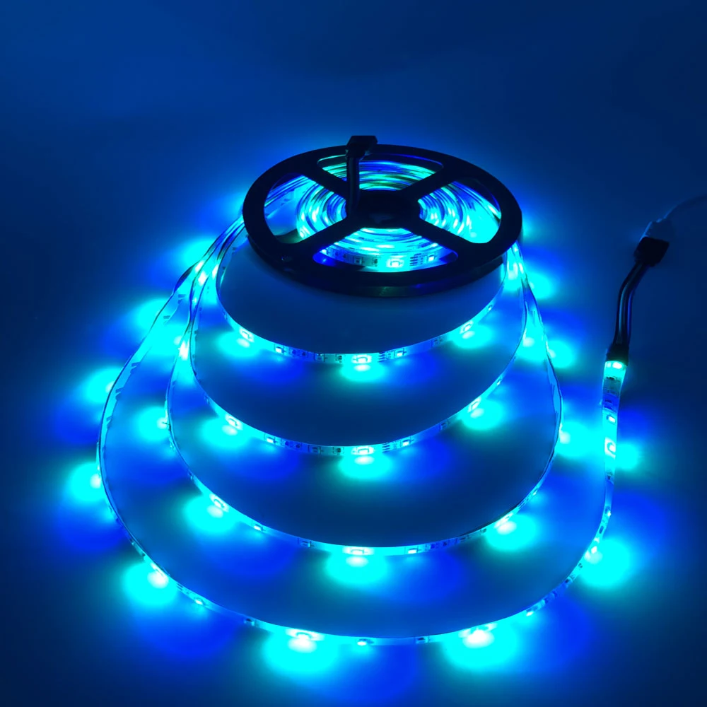 Hviero 5M 2835 300Led Led Strip IP65 Waterproof RGB Light DC 12V Flexible Lighting String Home Decoration Lamp Ribbon Tape Desk Lamp