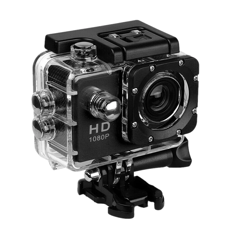 1 комплект Full HD экшн-Камера спортивная видеокамера водонепроницаемый DVR шлем Go Pro для вождения записи на открытом воздухе езда Домашняя безопасность
