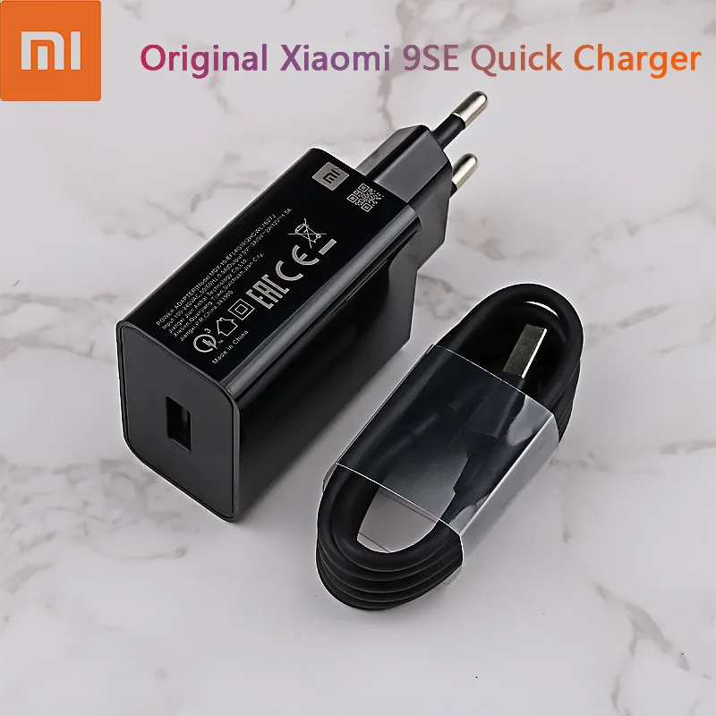 Xiaomi Redmi Note 9 9S Fast Charger QC3.0 18W Quick Charge Adapter Type C for Mi 9 10 9T Poco F2 Pro X2 X3 Redmi Note 7 8 9 Pro charger 100w Chargers