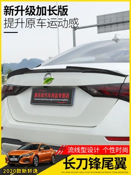 

CEYUSOT FOR New Nissan Sentra Sylphy Spoiler Wing Car Trunk M4 Rear Lip Tail ABS Materia Refit Decoration Accessories 2019 2020
