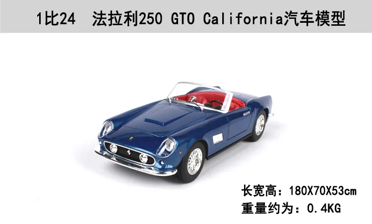 1:24 BBURAGO спортивный автомобиль коллектор издание металлическая литая модель автомобиля детские игрушки Рождественский подарок