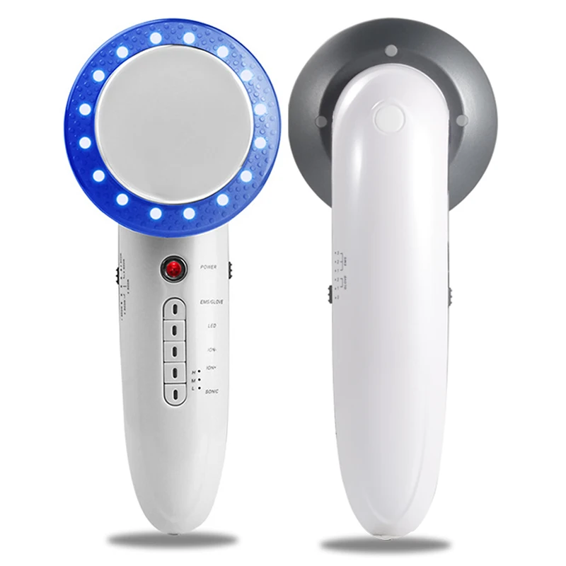 

Ultrasonic Vibrating 6 In 1 Ion EMS Massage SPA Body Cellulite Skin Care Infrared Fat Removal Therapy Beauty Slimming Device
