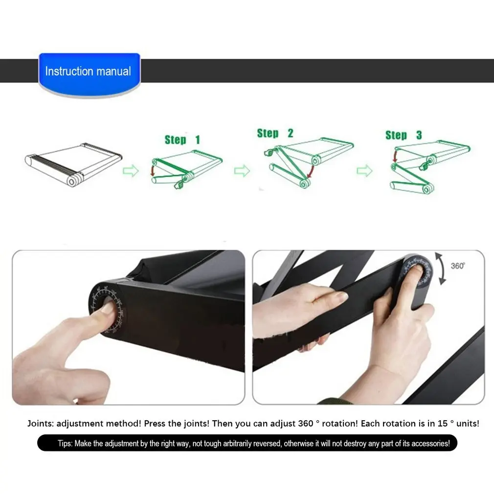 Portable Adjustable Laptop Table For Foldable Laptop Desk Computer Mesa Para Notebook Stand Tray For Sofa Bed Black cheap desk