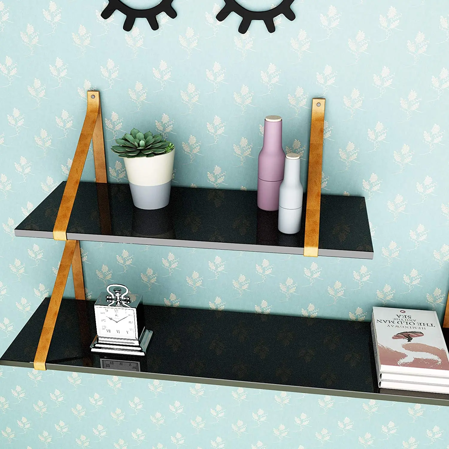 글리터 블랙 접촉 종이, 블랙 필과 스틱 벽지, 자체 접착 방수, 제거 가능한 비닐 벽 종이