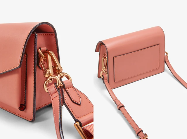 Charles & Keith Women's Front Flap Crossbody Bag