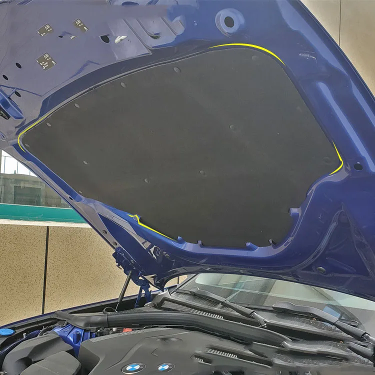 

Front Trunk Cover Sound Insulation Cotton Shock Plate Insulation Modification Car Protective Pad For BMW 3 Series G20 G28 2020
