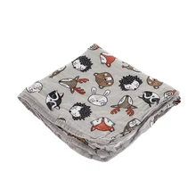 

Kangobaby #My Soft Life# New Design 4 Layers Cotton Baby Swaddle Blanket Super Comfortable Newborn Wrap Stroller Cover