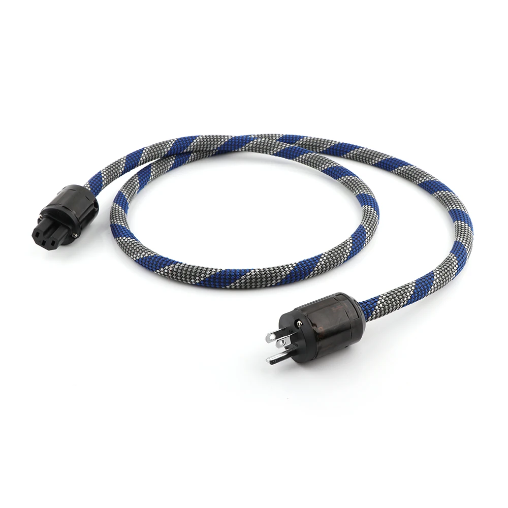HI End US AC Power Cable 3pins US Plug Power Cord Audiophile Power Cable CD Tube amplifer headphone