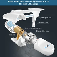 Soosi Bidet Toilet Seat Attachment Ultra Slim Cold Water Non-Electric Bidets For Feminine Posterior Wash 2