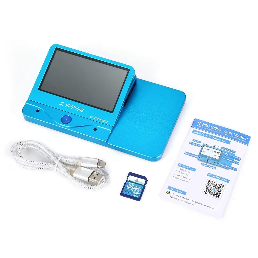 

JC Pro1000S Multifunctional Programmer For iPhone 4S 5S 6S 6SP 7P 8P Motherboard Code Chip Intel Logic Baseband Dataedit