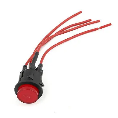 

Red Top SPDT Latching Round Car Push Button Switch 16A 250VAC
