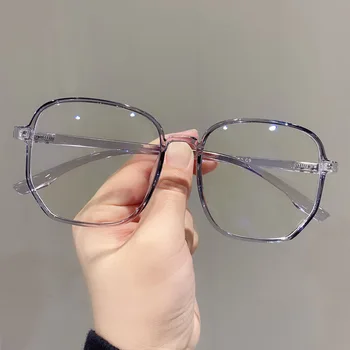 

Fashion Transparent Square Glasses Clear Frame Women Spectacle Myopia Glasses Men EyeGlasses Frame Optical Frames -1.0 to -6.0