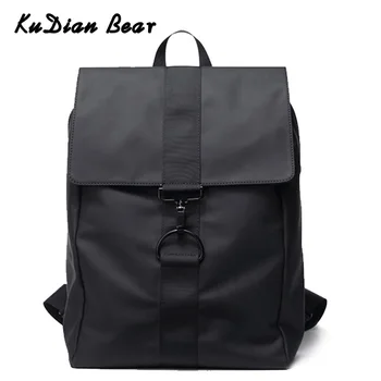 

XXXXX PU Leather Men Backpack Waterproof 14 Inches Laptop Bags Anti-theft School Bag Black Travel Men's Bag BIG025 PM45
