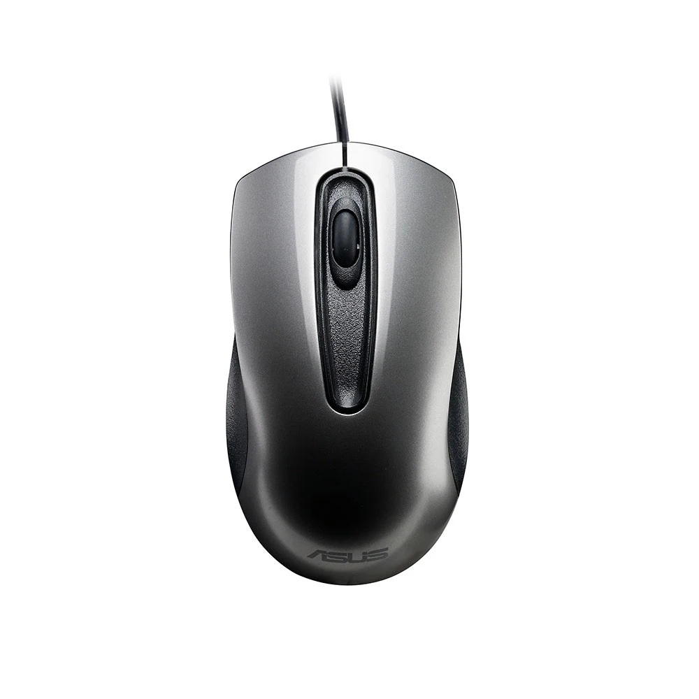 Мышь ASUS UT200 Grey USB оптическая, проводная, 1000 dpi, USB, цвет: серый