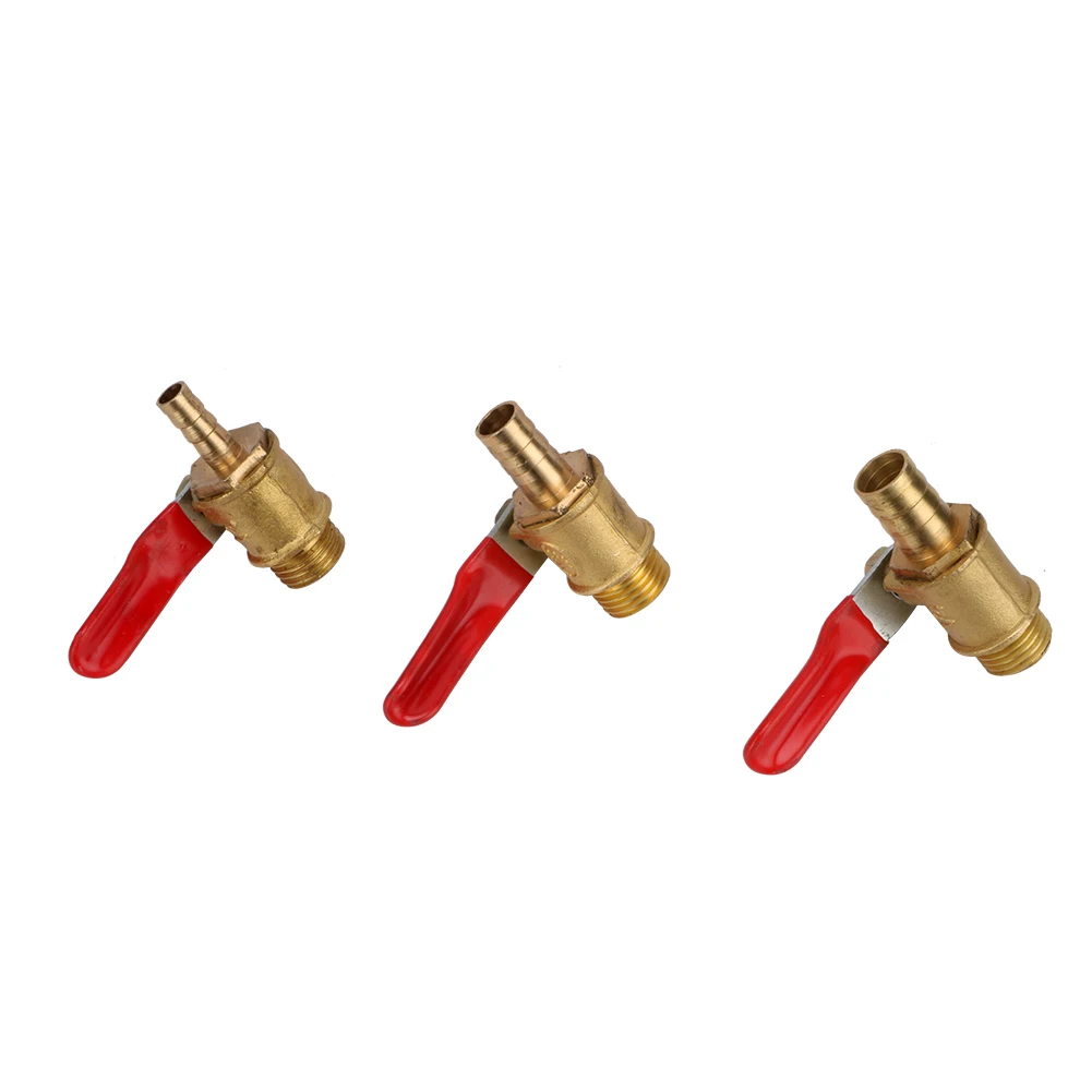 Brass-1-4-inch-male-threaded-ball-valve-for-6-8-10mm-hose-barb-straight-through.jpg Sárgaréz 1/4 Hüvelykes Hím Menetes Golyószelep 6/8/10 Mm -Es Tömlőhöz Egyenesen A Csapcsatlakozó Kerti Vízáram -Kapcsoló 2Db - Image 4