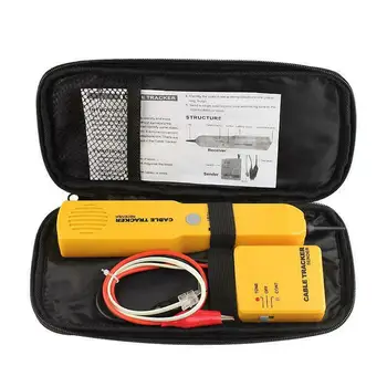 

2019 Cable Finder Tone Generator Probe Tracker Wire Network Tester Tracer Kit