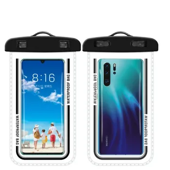 

Full View Waterproof Case for Phone Underwater Snow Rainforest Transparent Dry Bag Swimming Pouch Big Mobile Phone Covers