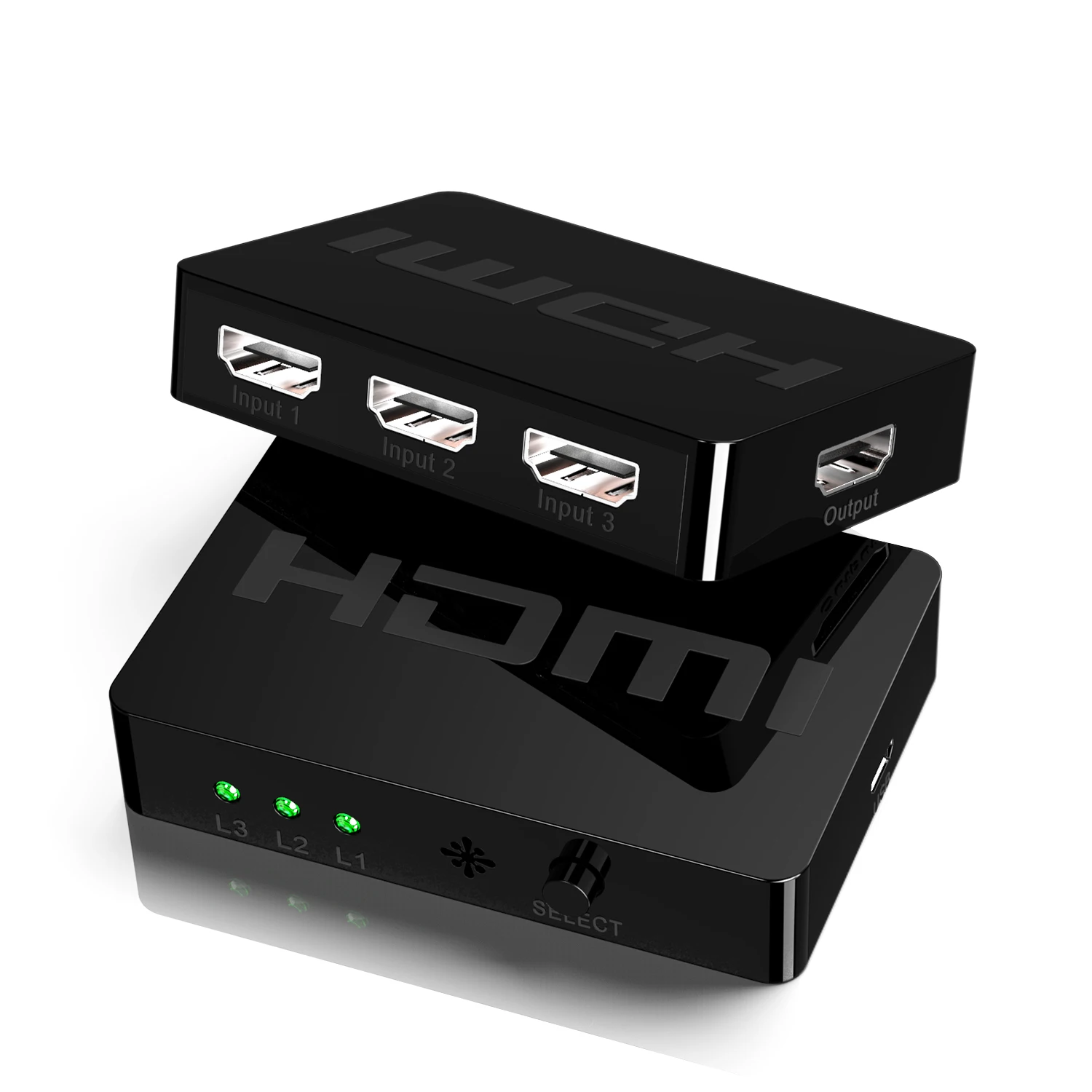 1080P 4K HDMI видеопереключатель переключатель сплиттер 3 входа 1 выход порт концентратор с дистанционным