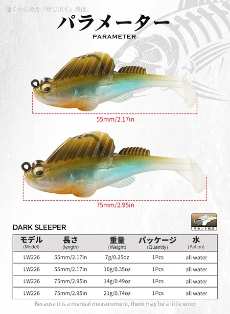 Megabass Dark Sleeper Swimbaits, Dark Sleeper Fishing Lures