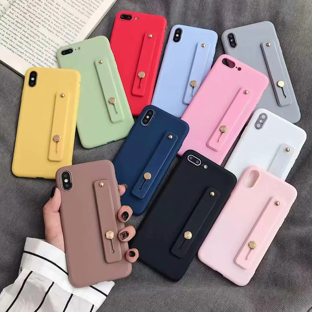 Мягкий силиконовый чехол держатель для телефона iphone 11 Pro X Xs max XR SE 2020 7 8 6 6S Plus