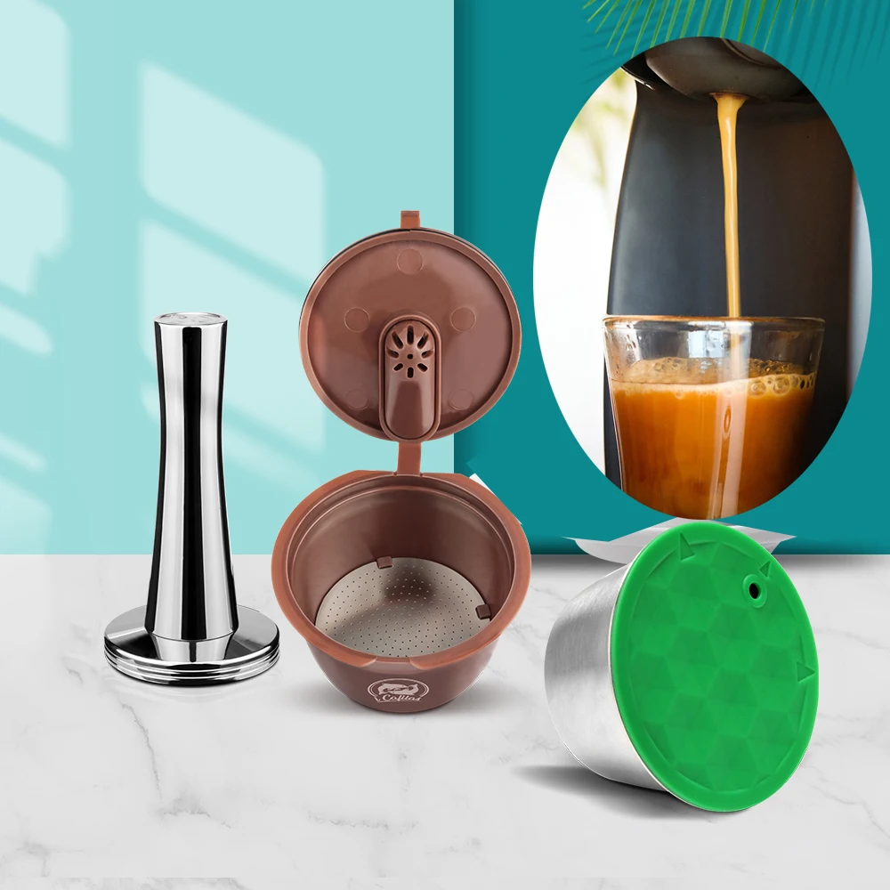 6 Capsule Caffè Riutilizzabili Per Nescafé Dolce Gusto - Con Cucchaino E Spazzola, Senza BPA - Foto 6