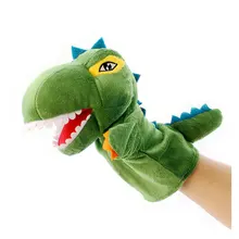 Мягкая плюшевая игрушка динозавр из мультфильма, ручная кукла для детей ясельного возраста, делая вид, что играю, подарок, плюшевые игрушки динозавр