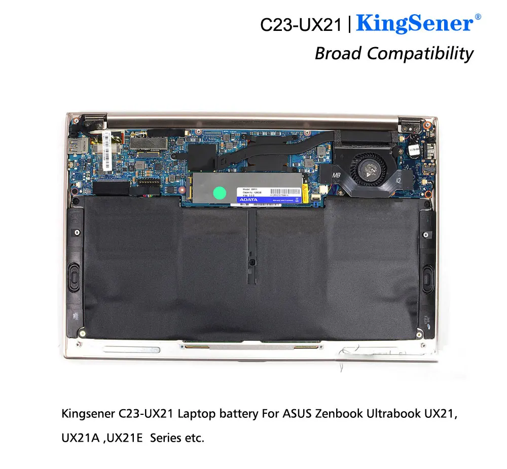 para asus zenbook ux21 ux21a ux21e ultrabook série 7.4v 4800mah
